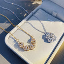 Colar 2 em 1 Crystal Heart